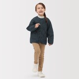 キッズ　洗える中わた撥水キルトジャケット