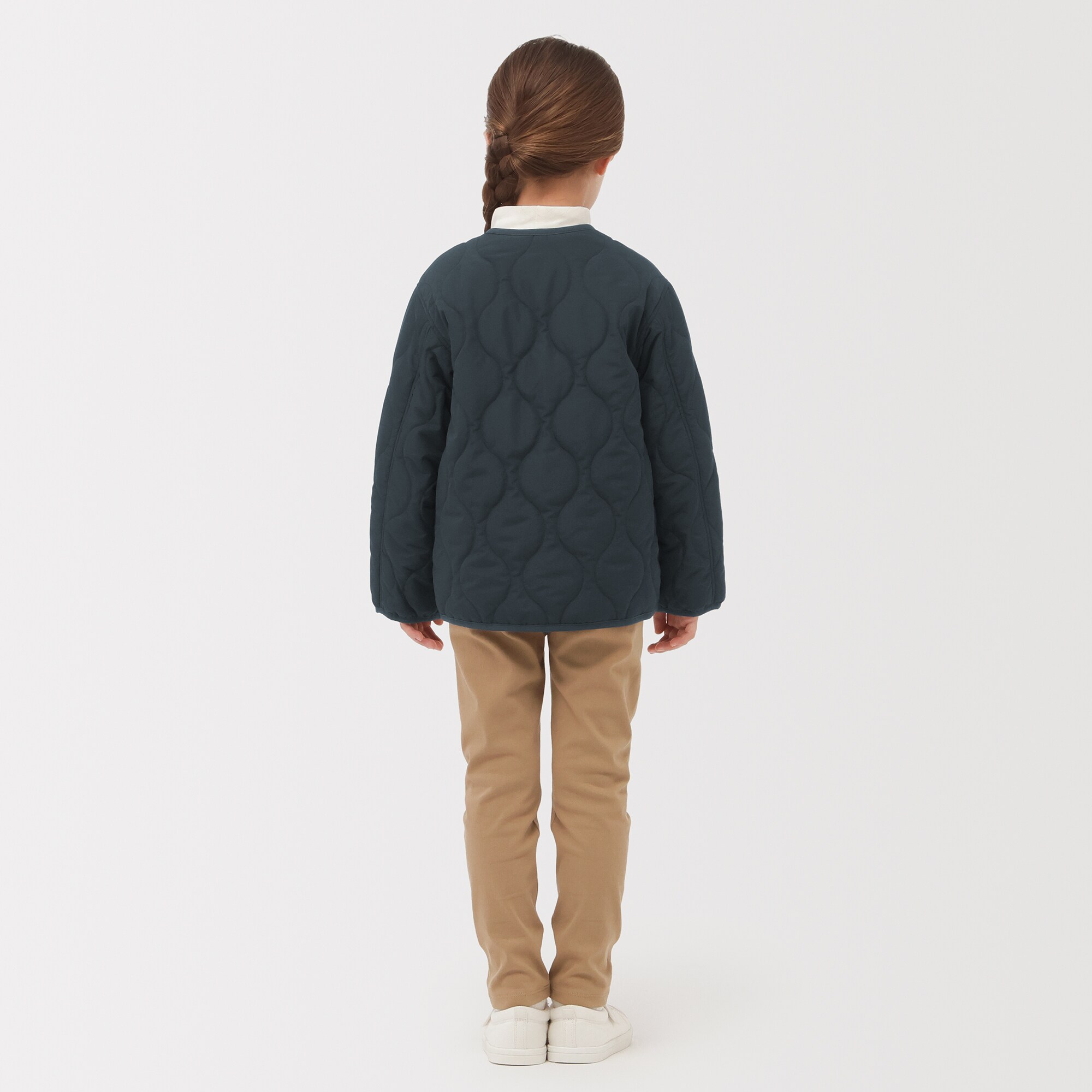 キッズ　洗える中わた撥水キルトジャケット