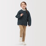 キッズ　洗える中わた撥水キルトジャケット