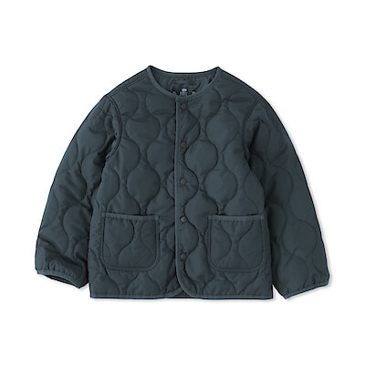 キッズ　洗える中わた撥水キルトジャケット