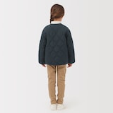 キッズ　洗える中わた撥水キルトジャケット