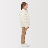 キッズ　洗える中わた撥水フード付きジャケット