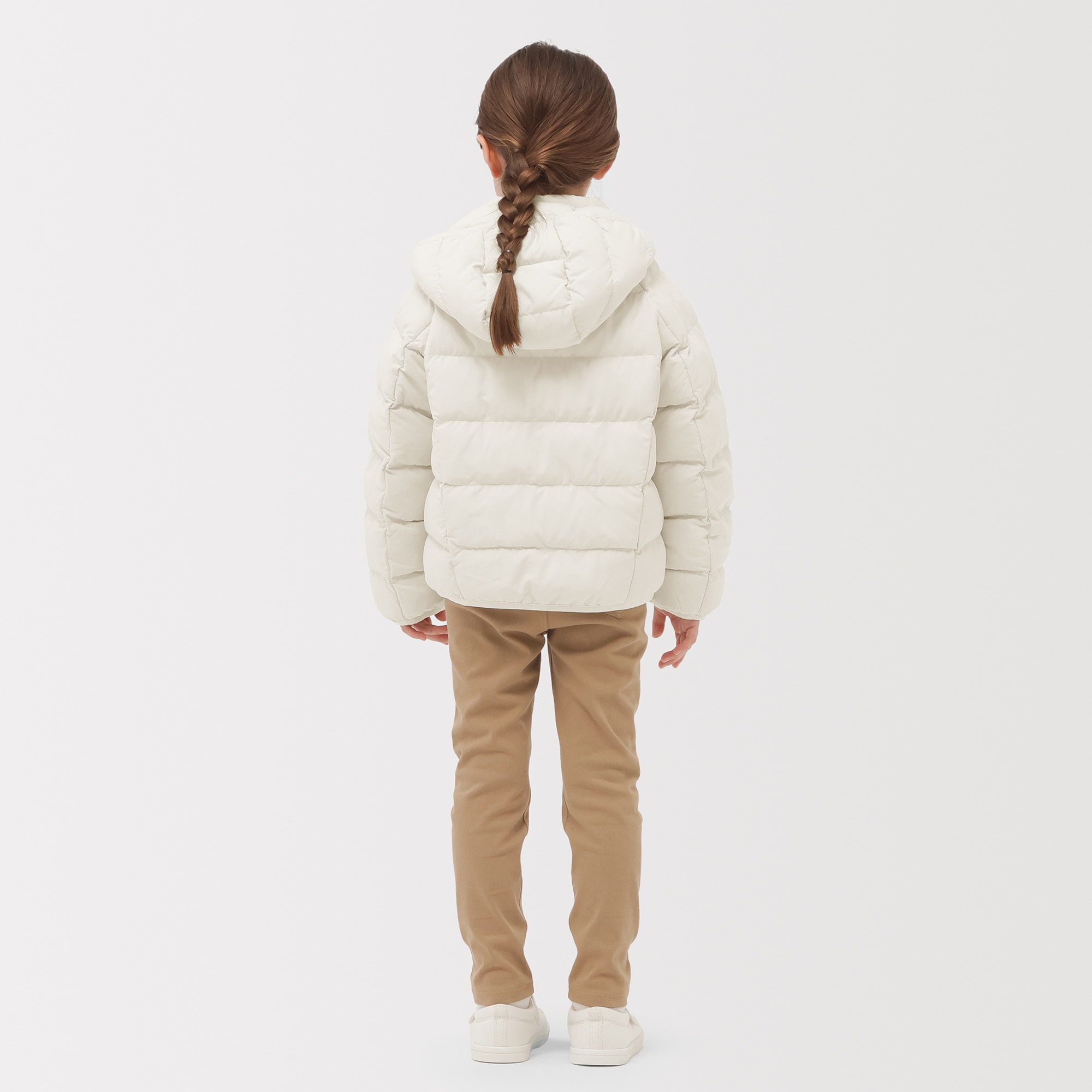 キッズ　洗える中わた撥水フード付きジャケット