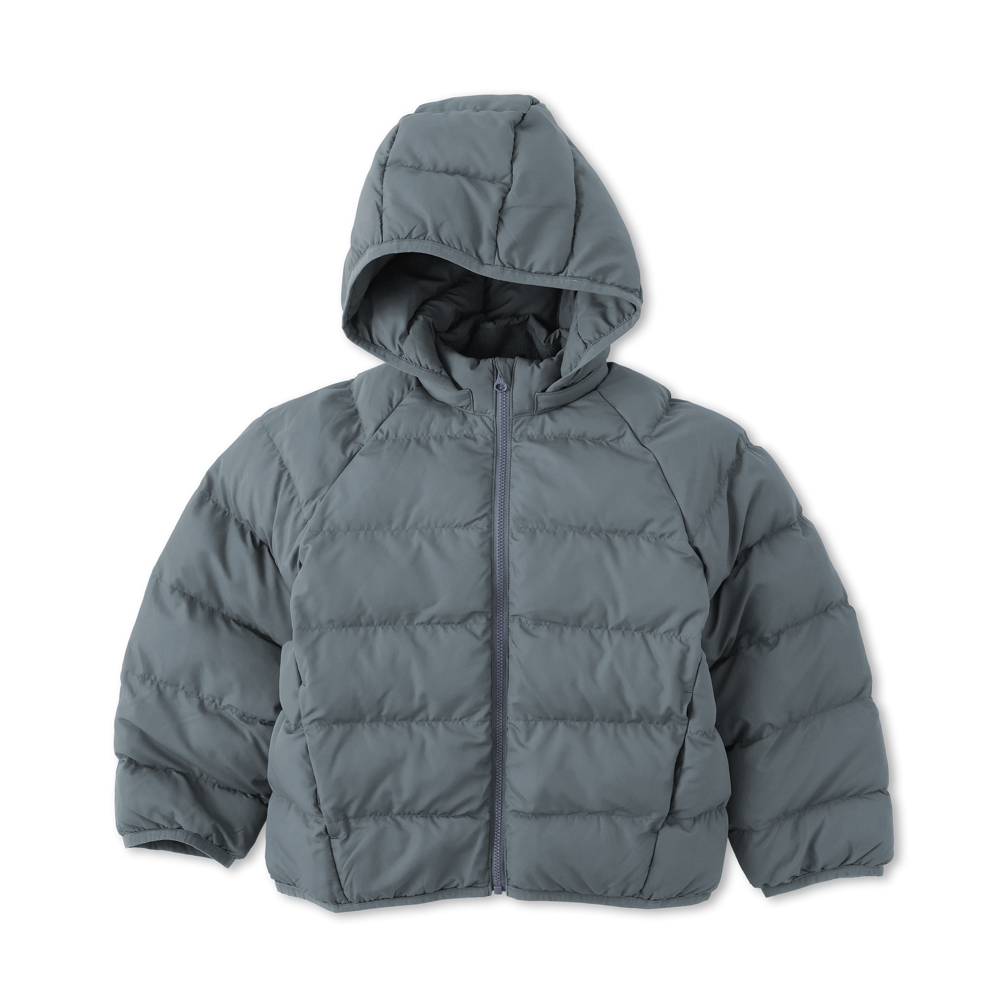 キッズ　洗える中わた撥水フード付きジャケット