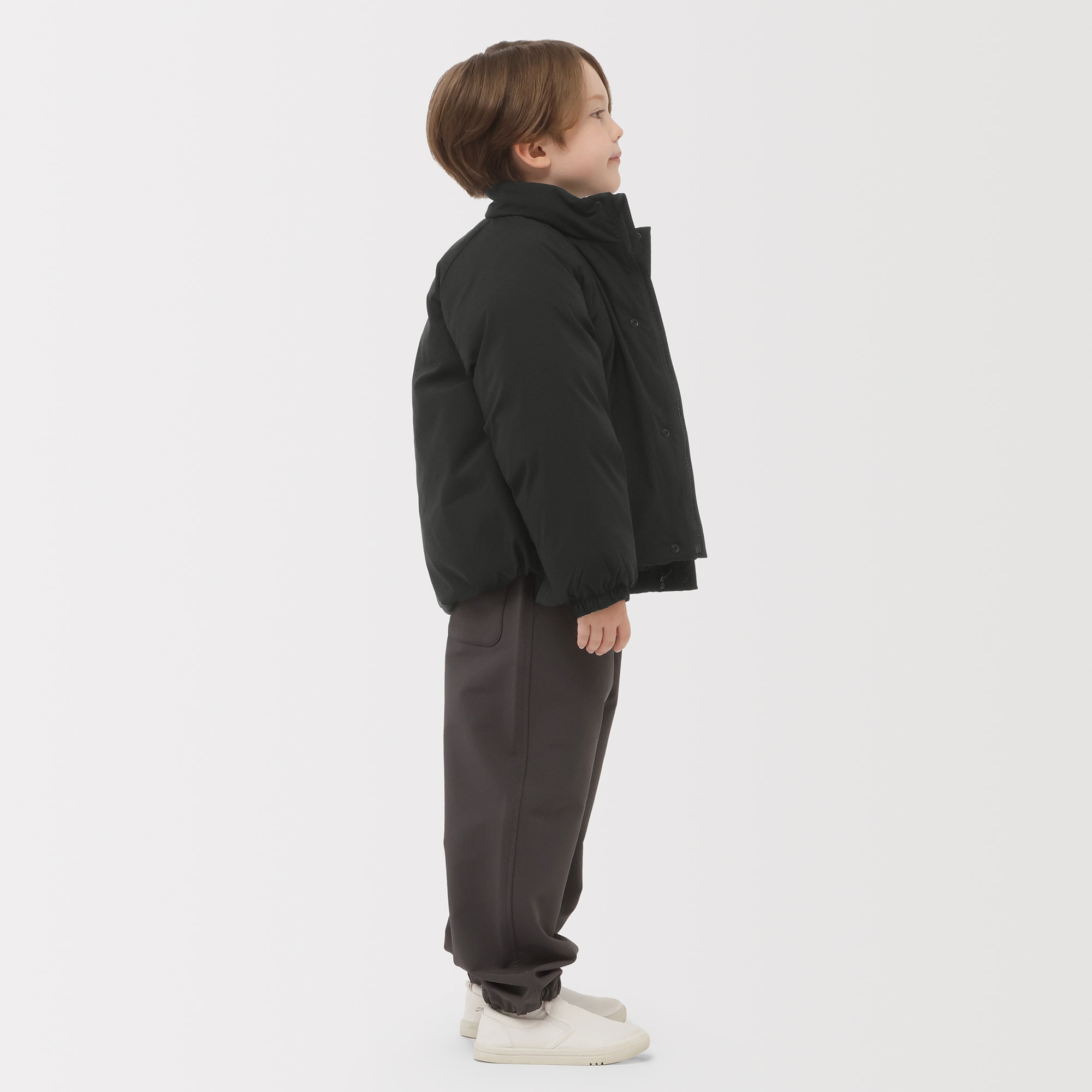 キッズ　洗える中わた撥水スタンドカラージャケット