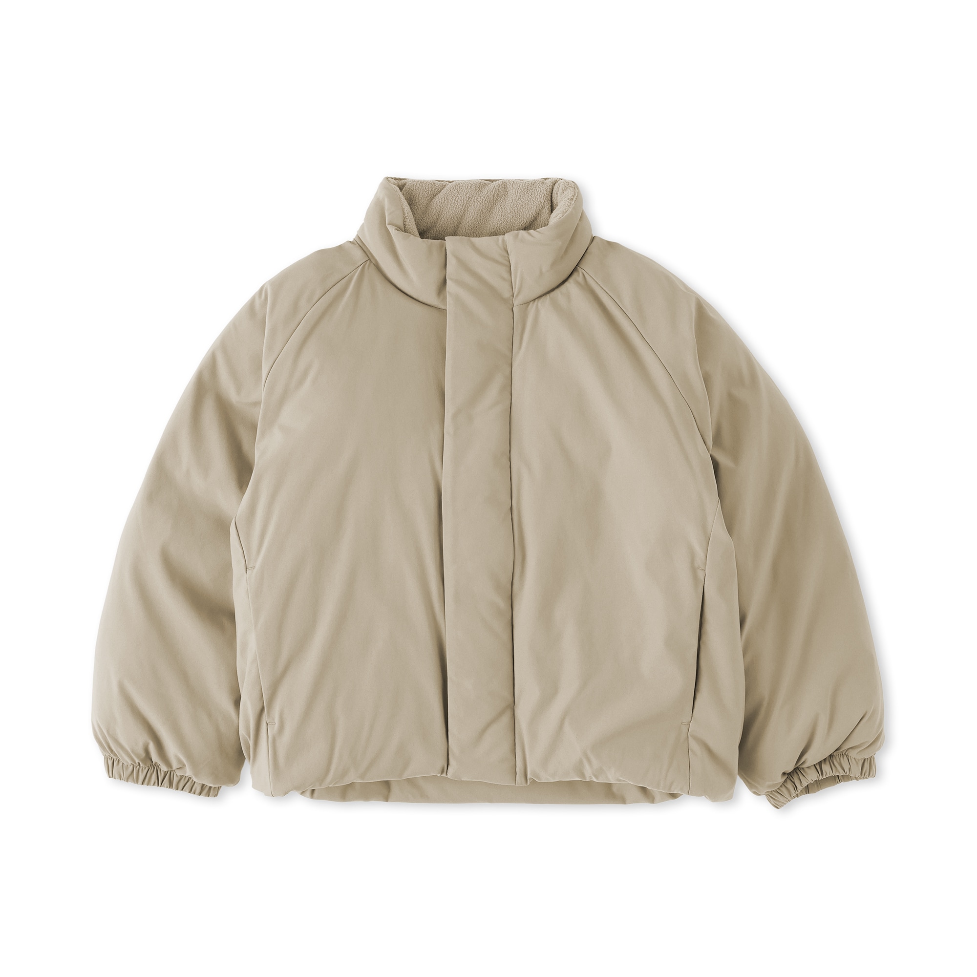 キッズ 洗える中わた撥水スタンドカラージャケット | 無印良品