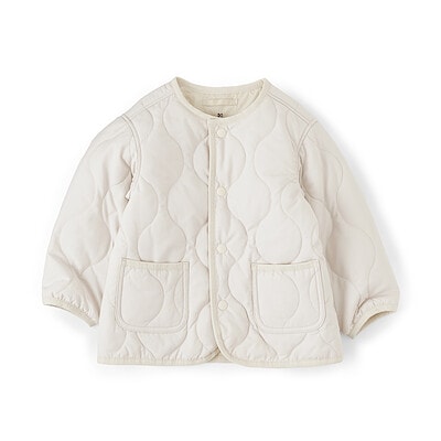 ベビー　洗える中わた撥水キルトジャケット