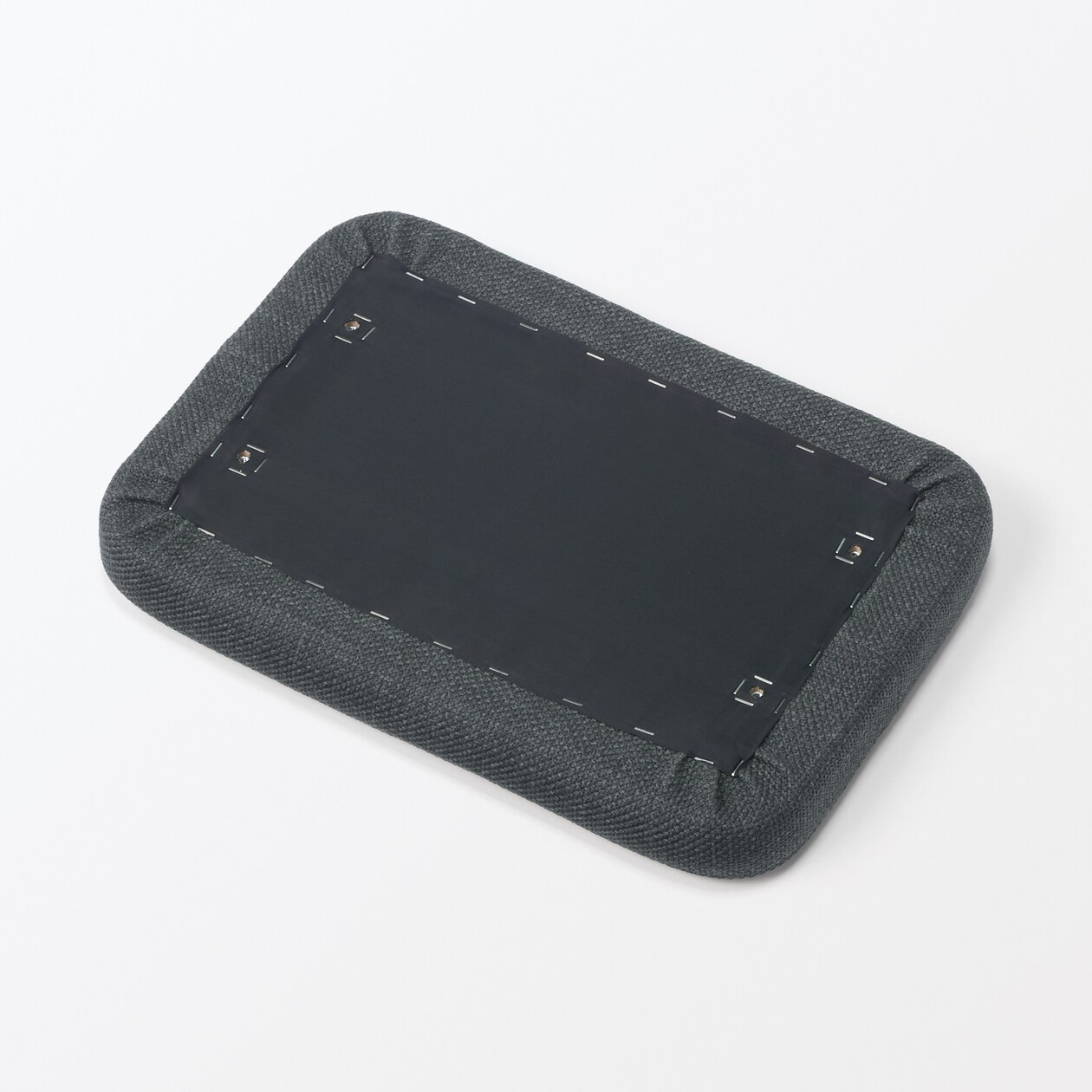 【パーツ】再生ポリエステル混木製スタッキングスツール用座面　チャコール