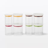 耐熱ガラス丸型保存容器用識別リング　直径９．５ｃｍ用