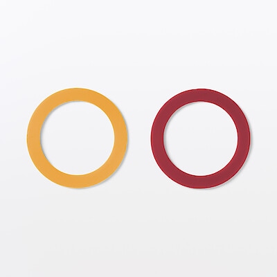 【４月中旬発売予定】耐熱ガラス丸型保存容器用識別リング　直径７．５ｃｍ用