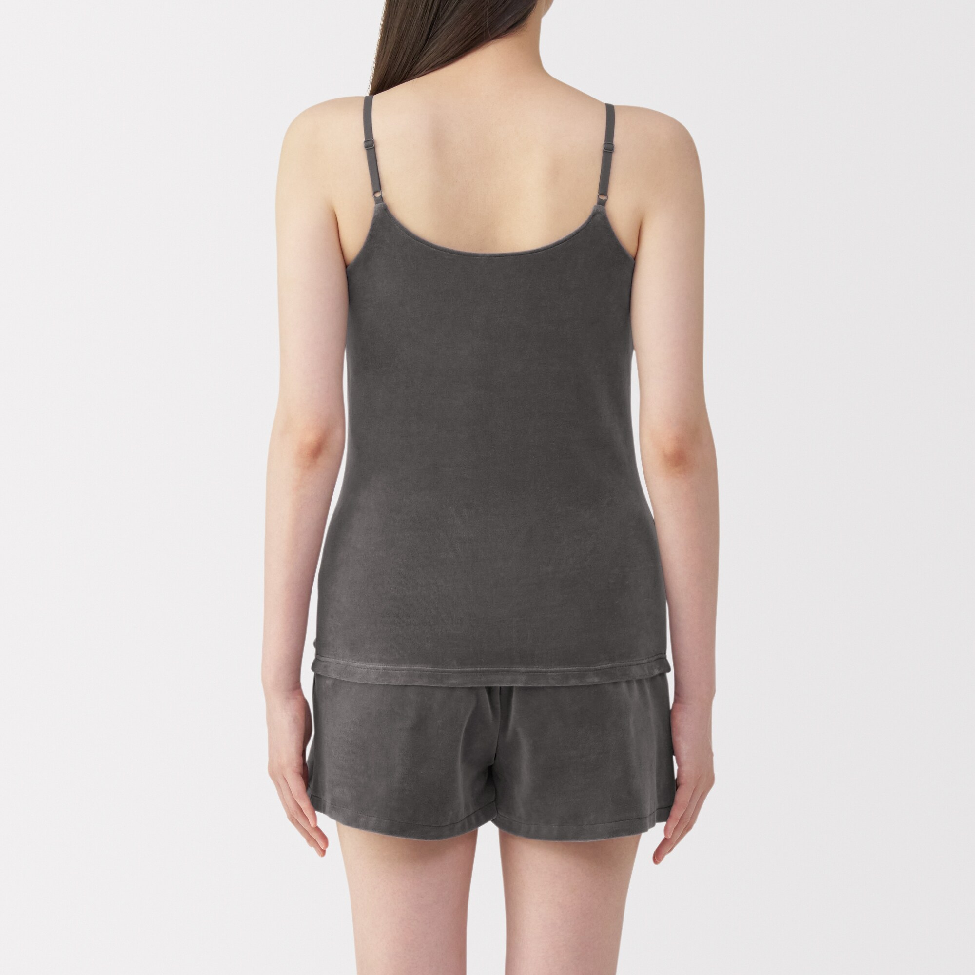 婦人　コットンベロアブラキャミソール