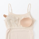 婦人　コットンベロアブラキャミソール