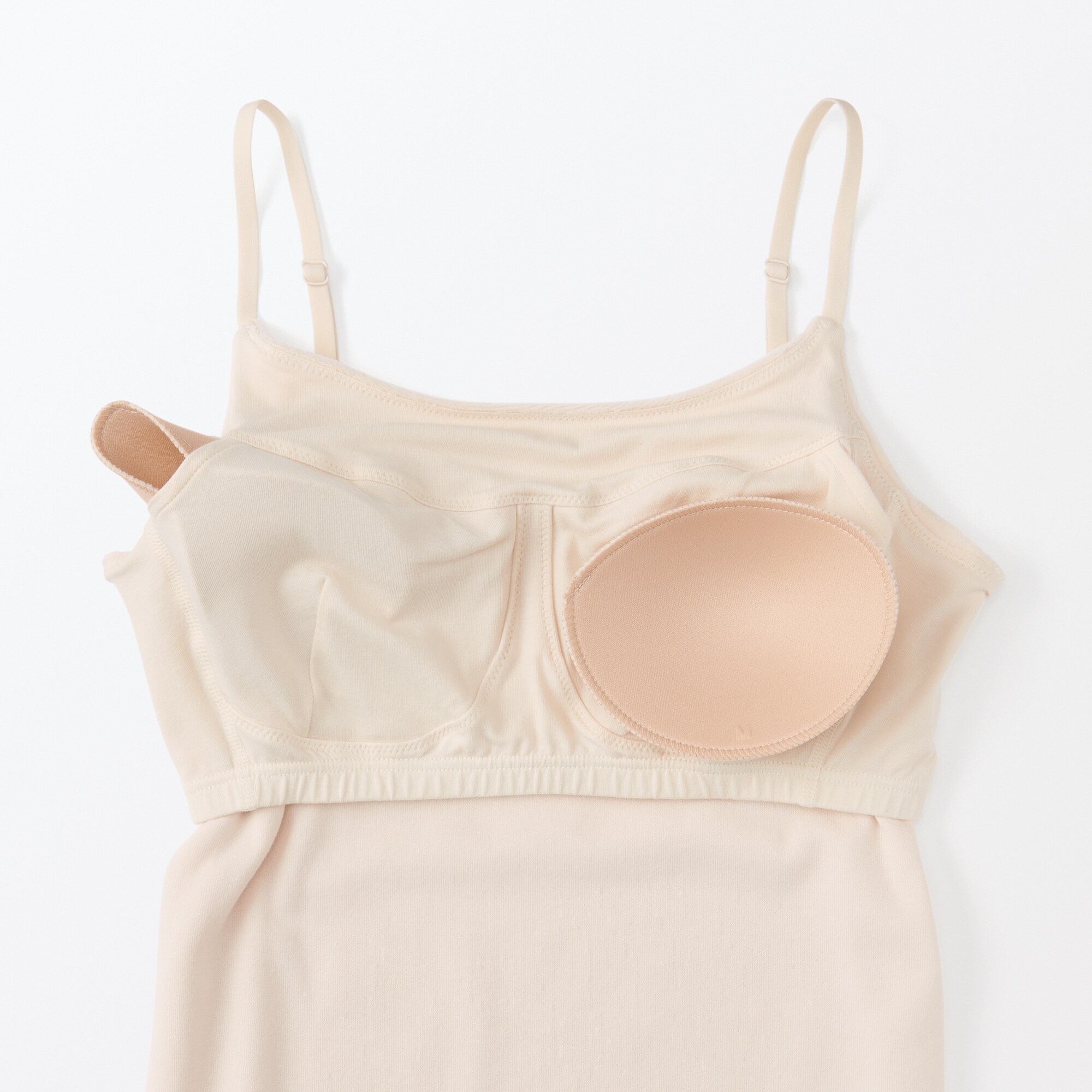 婦人　コットンベロアブラキャミソール