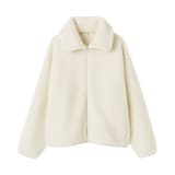 婦人　ボアフリース衿付きジャケット