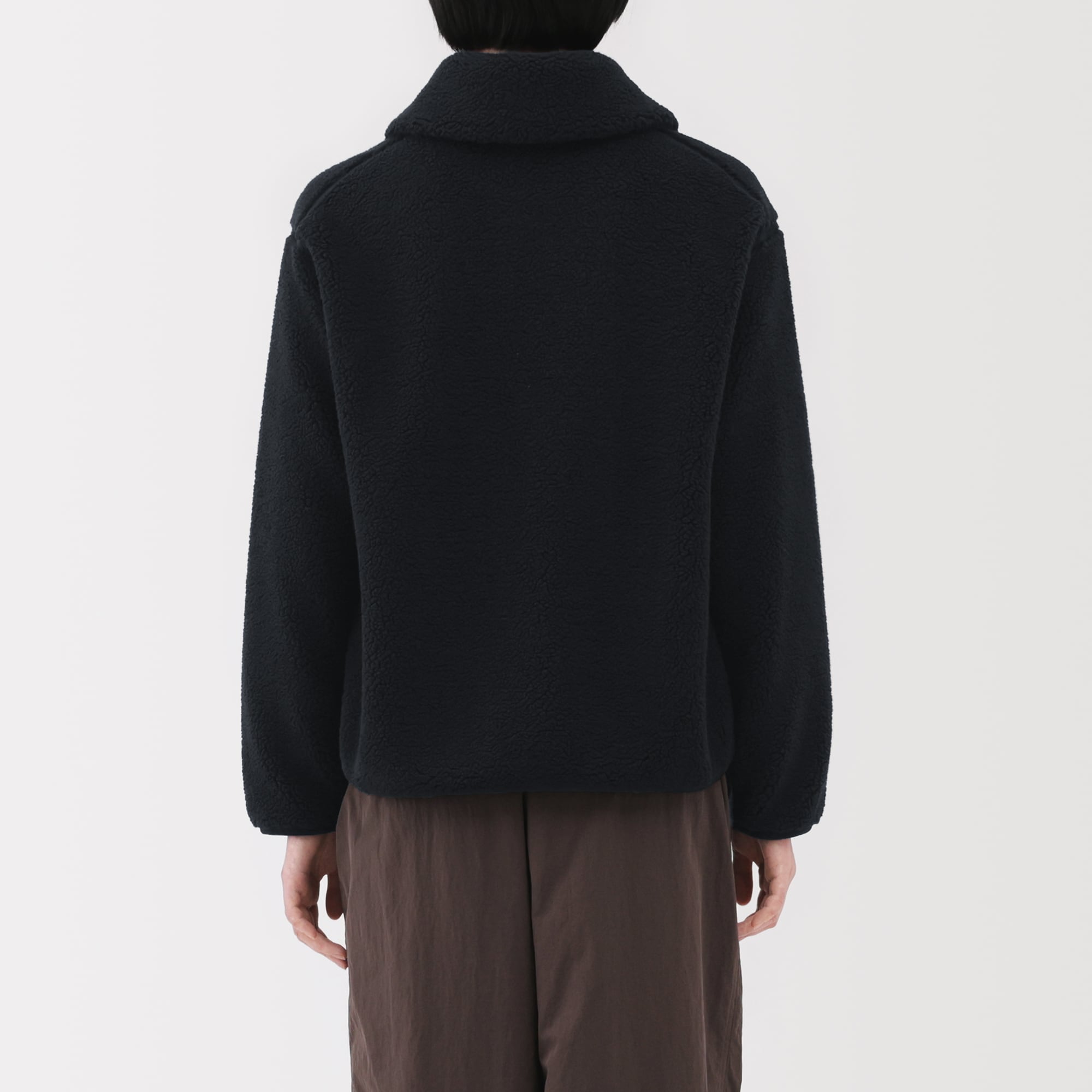 婦人 ボアフリース衿付きジャケット | 無印良品