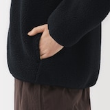 婦人　ボアフリース衿付きジャケット