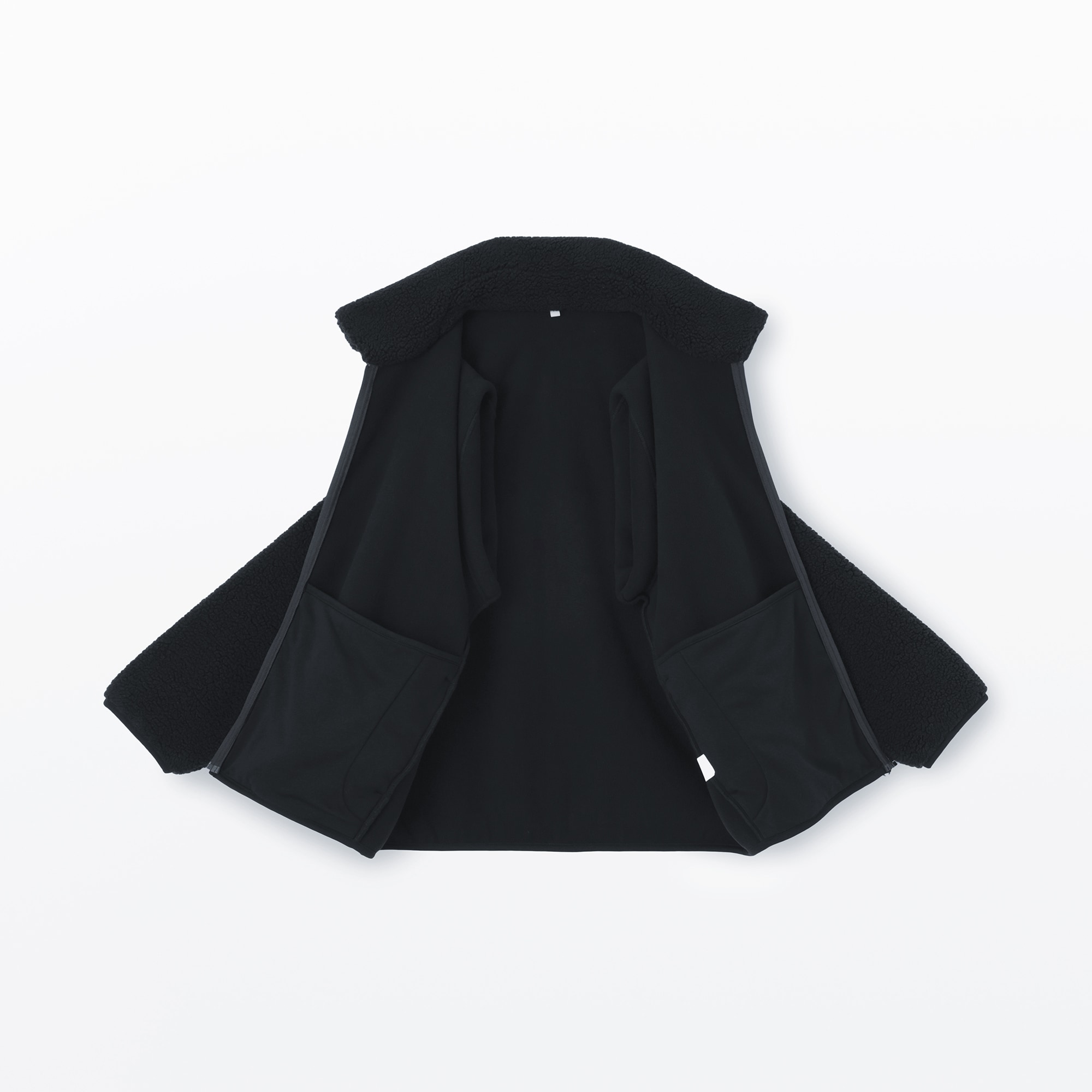 婦人　ボアフリース衿付きジャケット