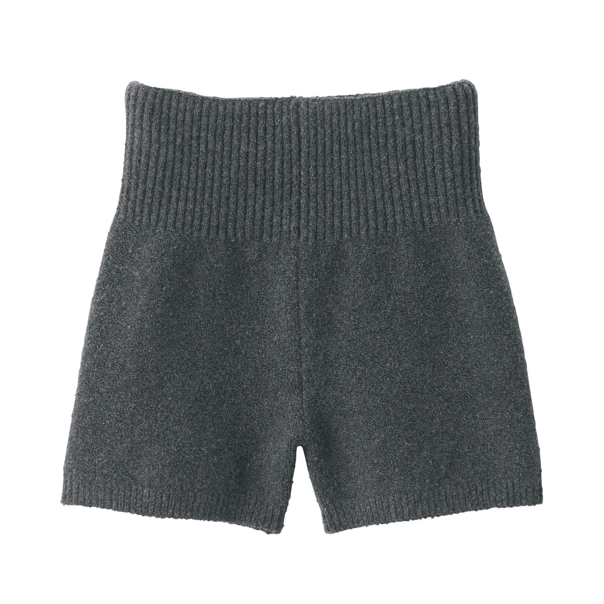 婦人　コットン混もこもこニットオーバーパンツ