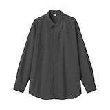 紳士　ウール混レギュラーカラーシャツ