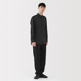 紳士　ウール混レギュラーカラーシャツ