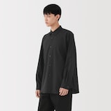 紳士　ウール混レギュラーカラーシャツ