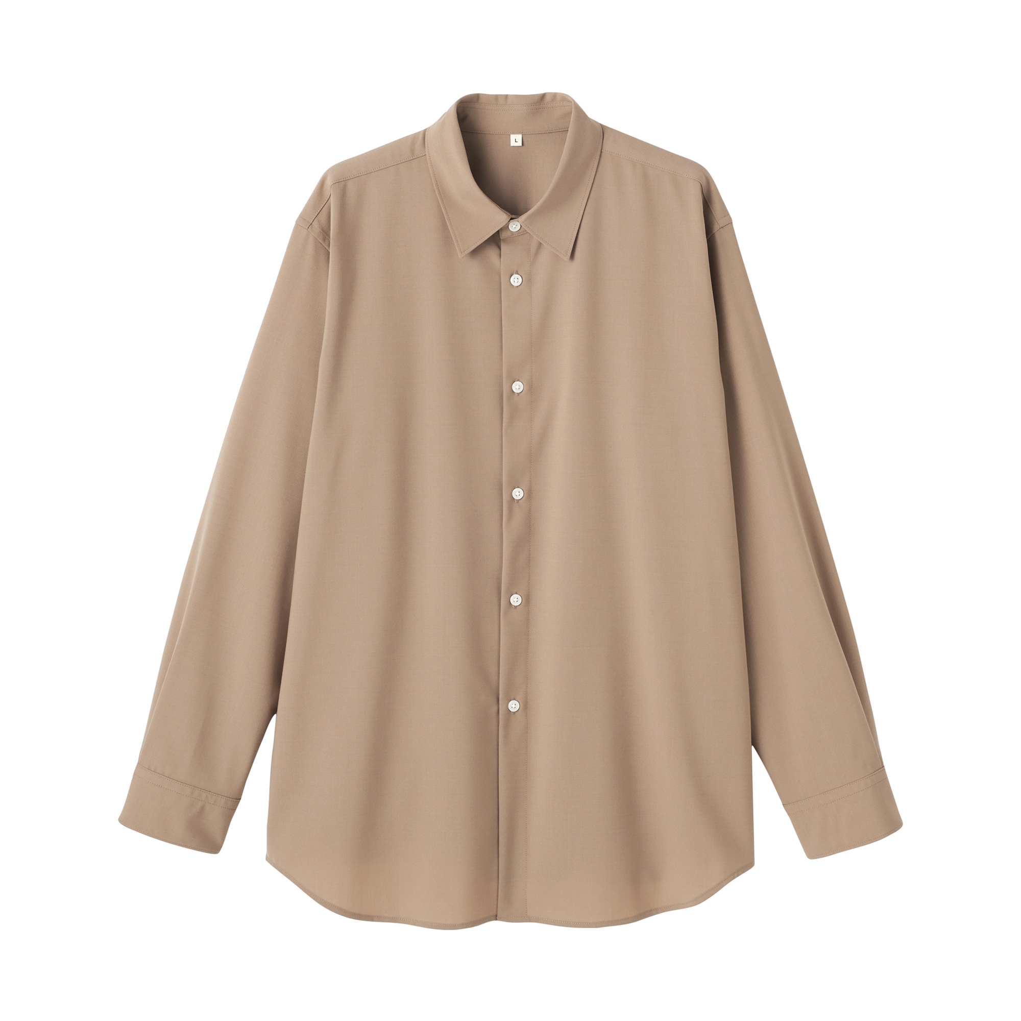 紳士 ウール混レギュラーカラーシャツ | 無印良品