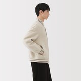 紳士　カシミヤ混スタジアムジャンパー（代官山限定）