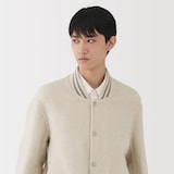 紳士　カシミヤ混スタジアムジャンパー（代官山限定）