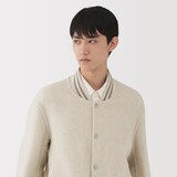 紳士　カシミヤ混スタジアムジャンパー（代官山限定）