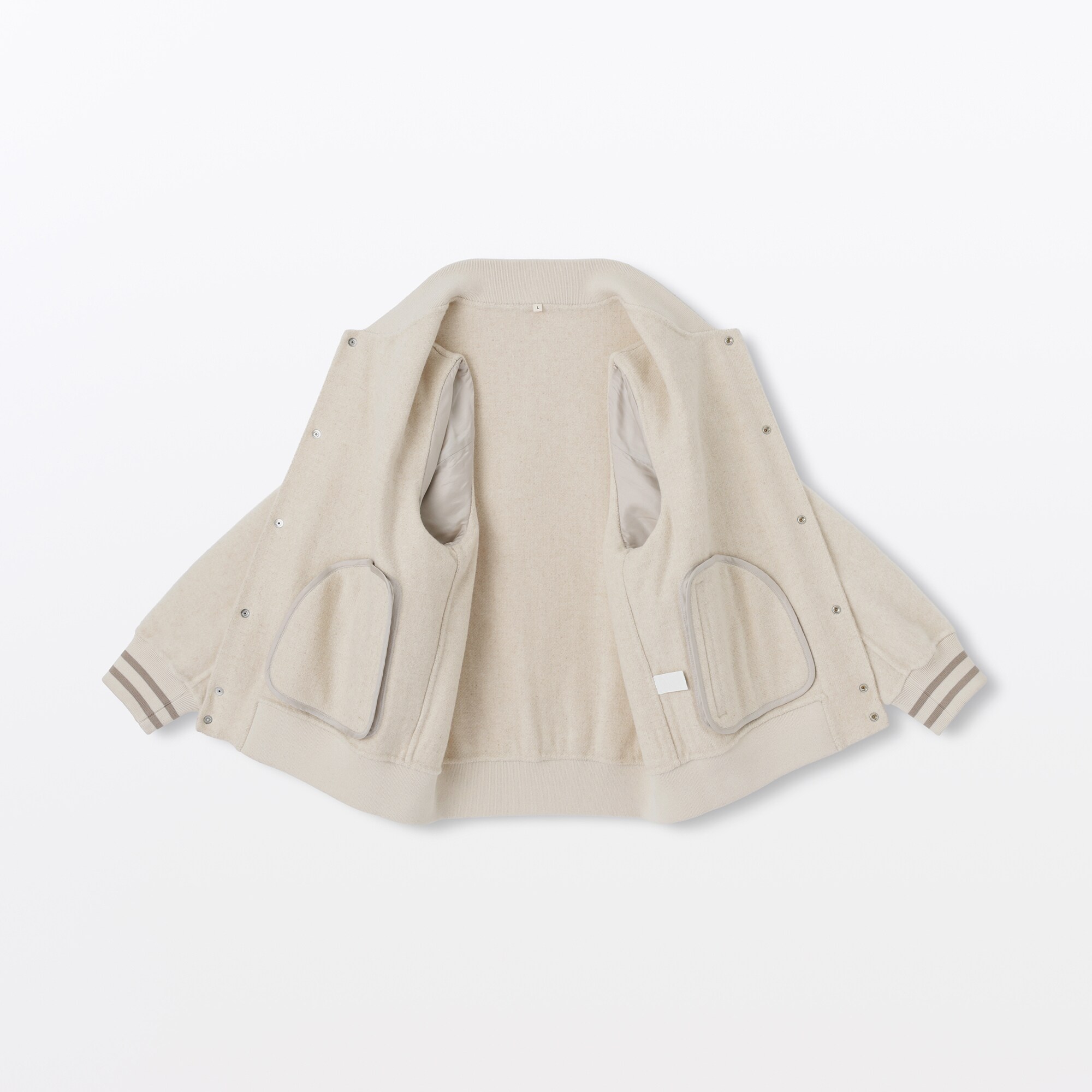 紳士　カシミヤ混スタジアムジャンパー（代官山限定）