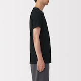 紳士　脇に縫い目のない　２枚組　クルーネック半袖Ｔシャツ