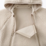 ベビー　ボアフリースカバーオール