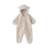 ベビー　ボアフリースカバーオール