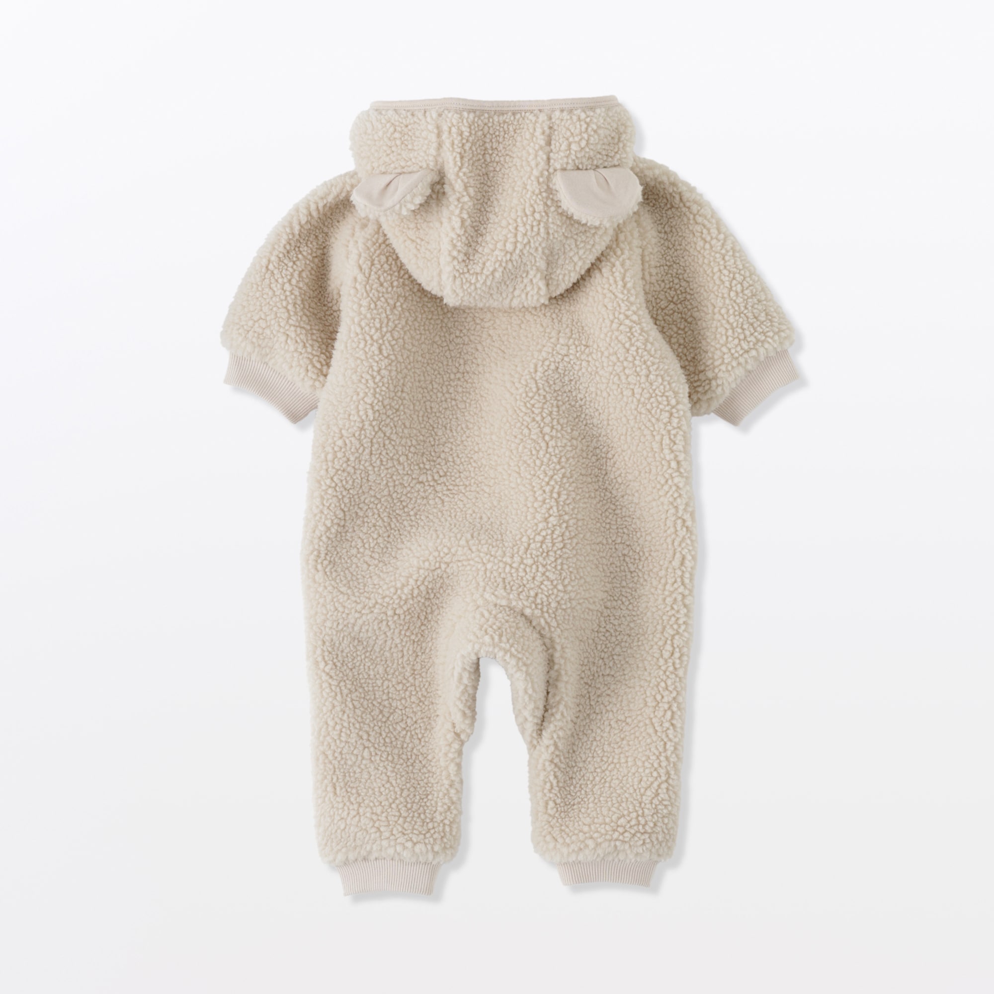 ベビー　ボアフリースカバーオール