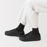 紳士　足なり直角　日本で編みたてたウール混ローゲージ靴下