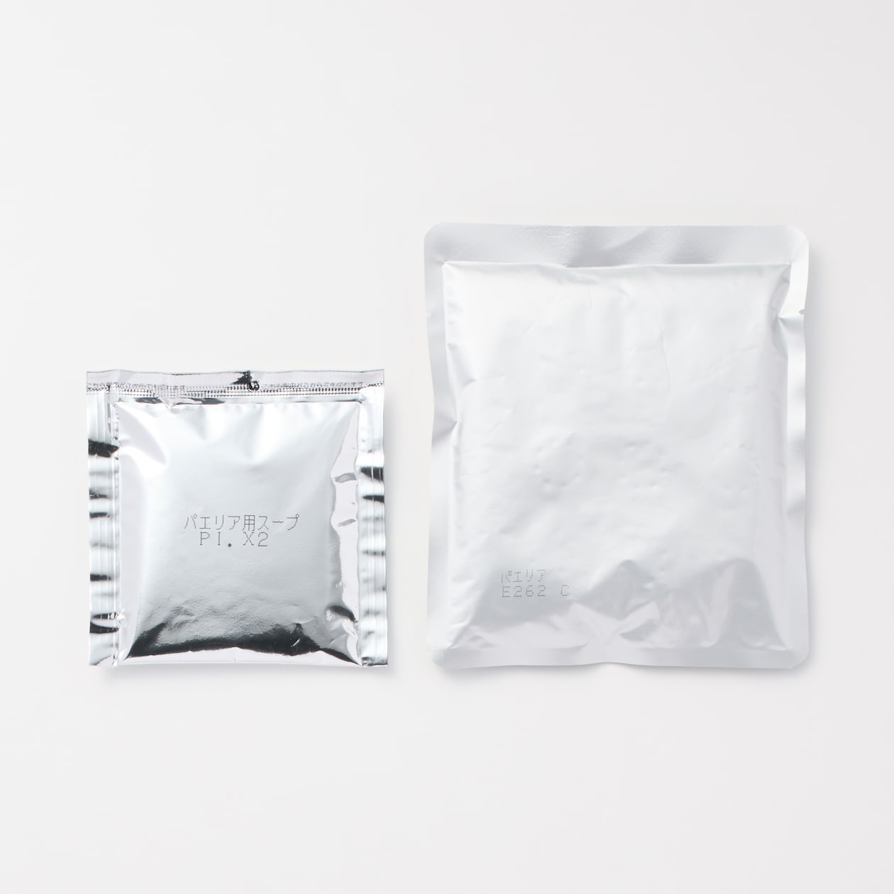 フライパンでつくる魚介パエリアの素