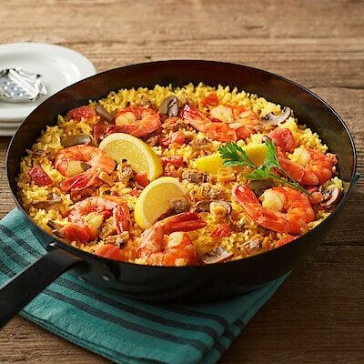 フライパンでつくる魚介パエリアの素　１９８．５ｇ（お米２合用　２～３人前）