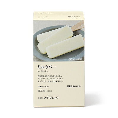 ミルクバー　２４０ｍｌ（８本）