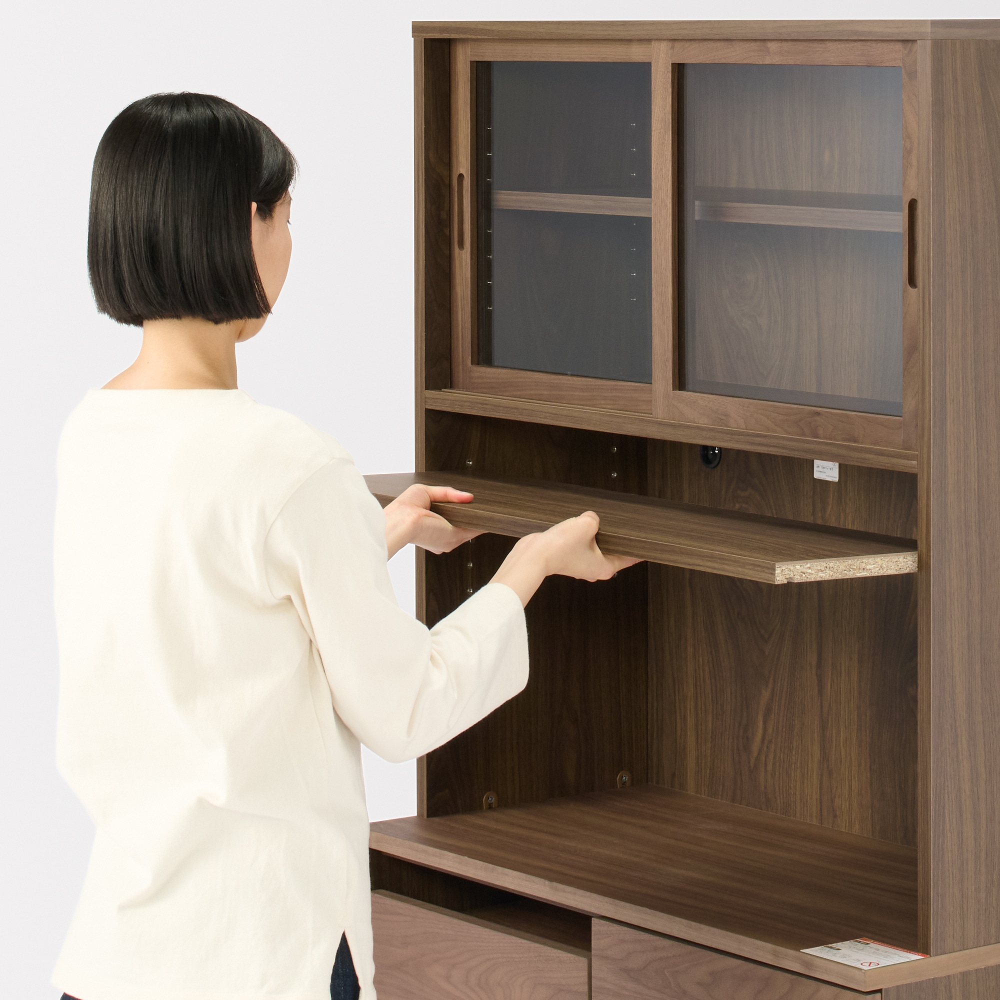 無印良品 木製カップボード | ｜無印良品 幅88×奥行44×高さ175.5cm