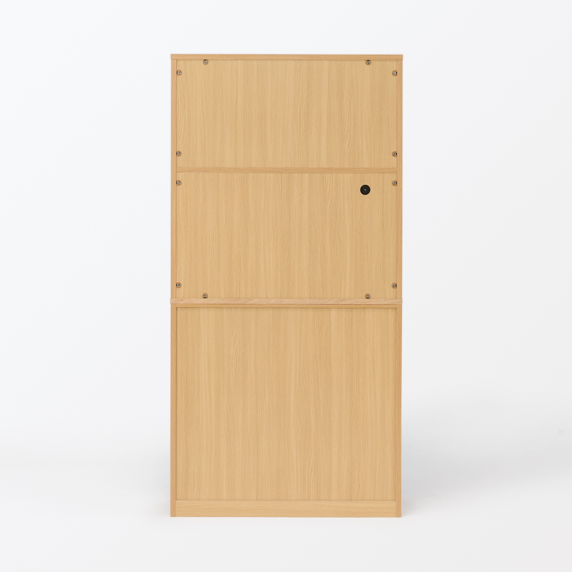 木製カップボード　幅８８ｃｍ　オーク材突板
