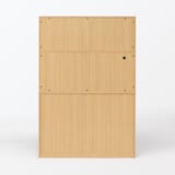 木製カップボード　幅１２０ｃｍ　オーク材突板