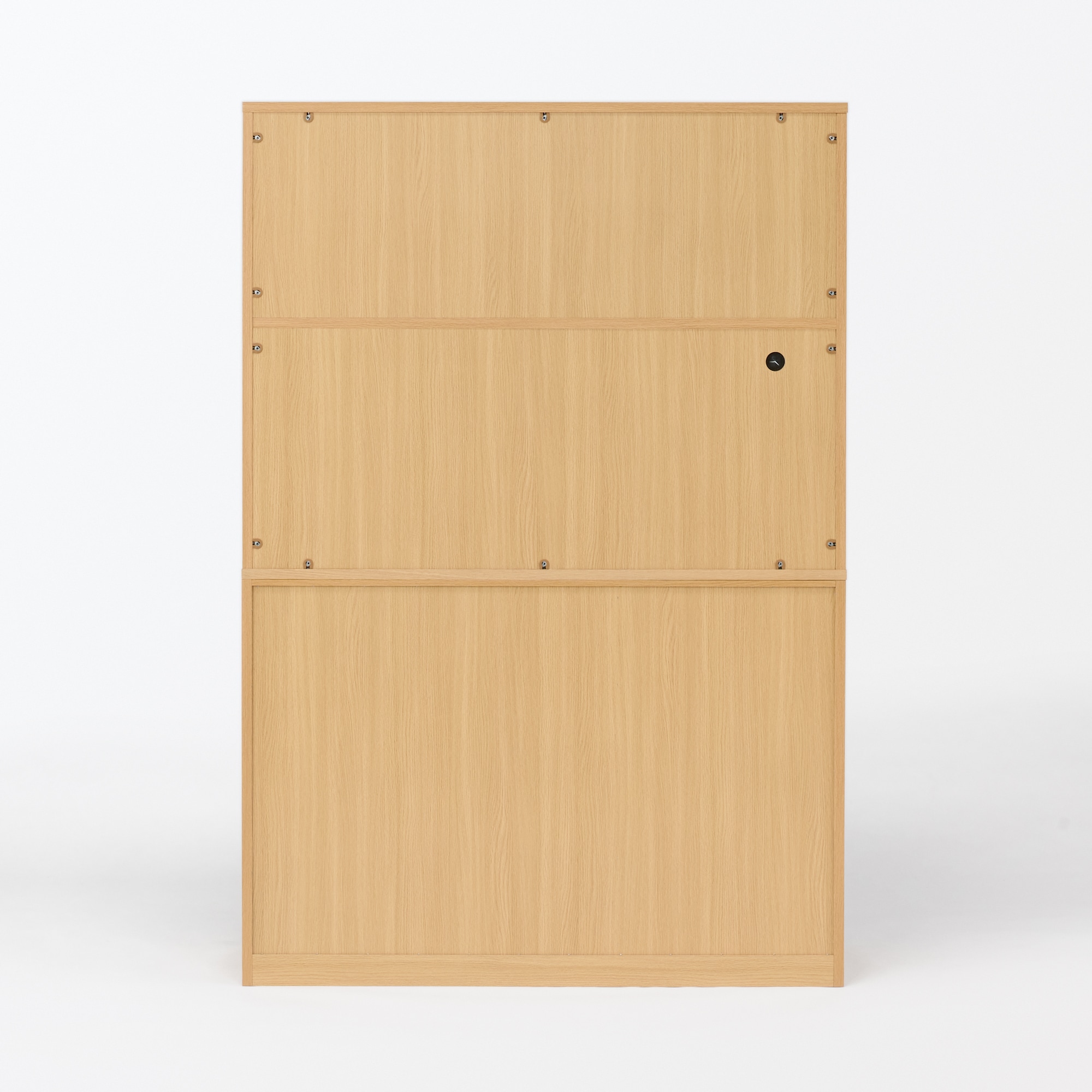 木製カップボード　幅１２０ｃｍ　オーク材突板