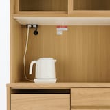 木製カップボード　幅１２０ｃｍ　オーク材突板