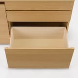 木製カップボード　幅１２０ｃｍ　オーク材突板
