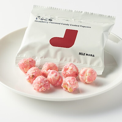 【１１月５日順次発売予定】キャンディングポップコーン　いちご味　４５ｇ（９ｇ×５袋）