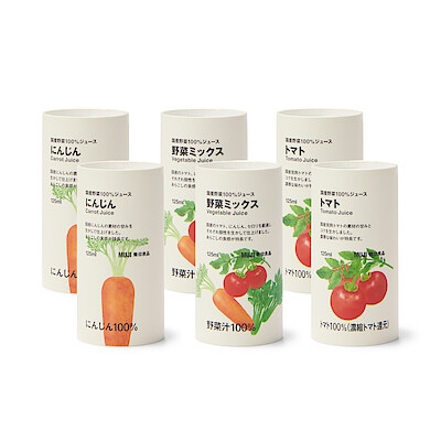 ローリングストック　国産野菜１００％ジュースセット（１２５ｍｌ×６）