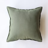 ［ＩＤＥＥ］ＡＩＲＹ　リネンクッションカバー　４５ｃｍ角　グリーン