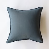 ［ＩＤＥＥ］ＡＩＲＹ　リネンクッションカバー　４５ｃｍ角　インディゴ