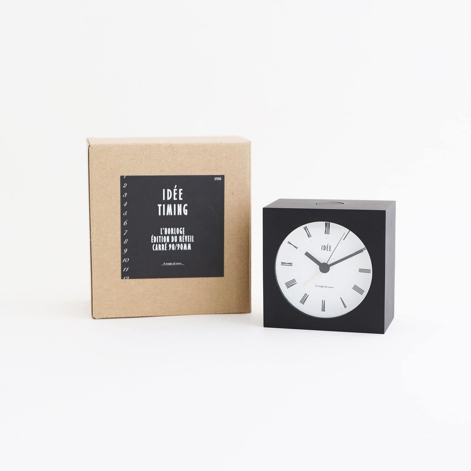 IDEE］IDEE TIMING アラームクロック Black | 無印良品