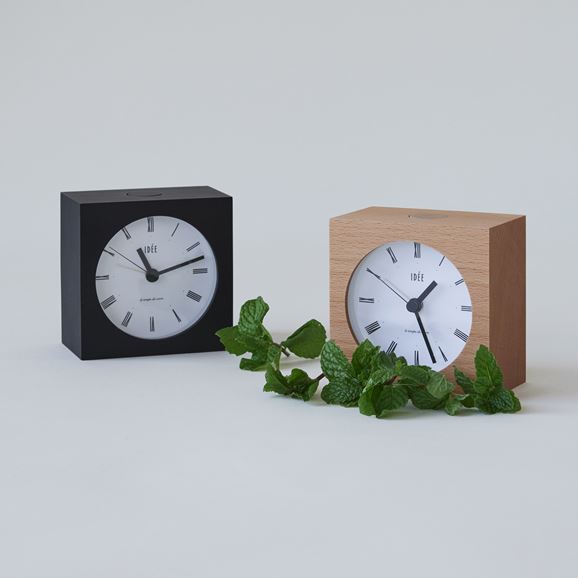 IDEE］IDEE TIMING アラームクロック Black | 無印良品